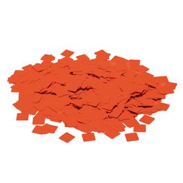 Confete Metálico Quadrado Liso Vermelho