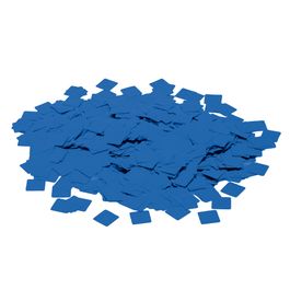 Confete Metálico Quadrado Liso Azul Escuro