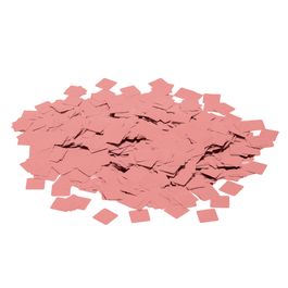 Confete Metálico Quadrado Liso Rose