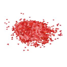 Mini Confete Metálico Coração Vermelho