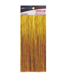 Cortina Slim Holográfico Ouro