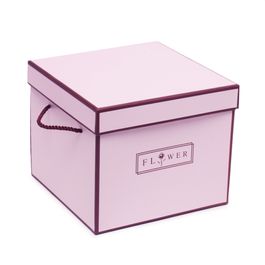 Caixa Com Alca Liso Rosa Claro