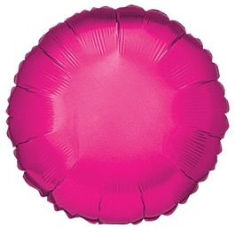 Metalizado Redondo Econômico Liso Pink
