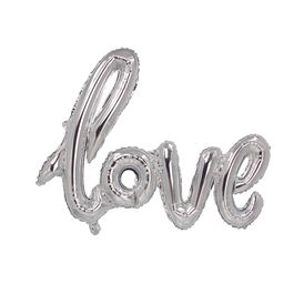 Metalizado Formato Especial Love Script Silver