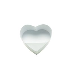 Caixa Coração Liso Branco