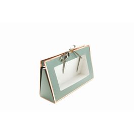 Caixa Triangular Liso Cinza
