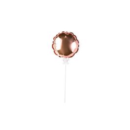 Metalizado Redondo Liso Rose Gold