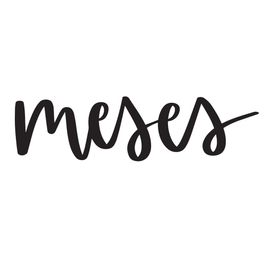 Lettering Transfer P/Balão Meses Preto
