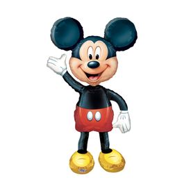 Metalizado Formato Especial Airwalker Mickey Vermelho / Branco