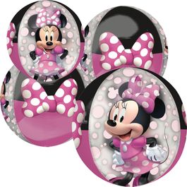 Metalizado Redondo Orbz Minnie Rosa