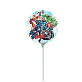 Metalizado Redondo Avengers Branco