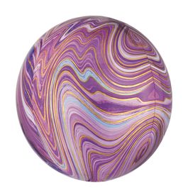 Metalizado Formato Especial Orbz Marble Liso Roxo
