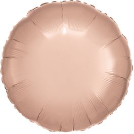 Metalizado Redondo Liso Rose Gold