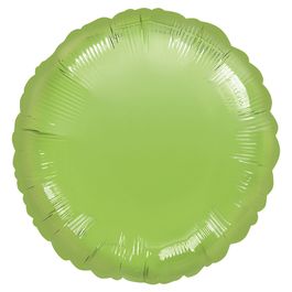 Metalizado Redondo Liso Verde Claro