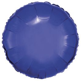 Metalizado Redondo Liso Azul Escuro