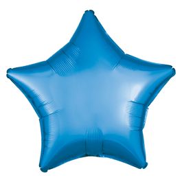 Metalizado Estrela Econômico Liso Azul Médio