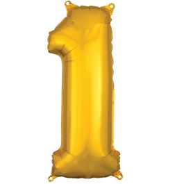 Metalizado Número N.º 1 Ouro