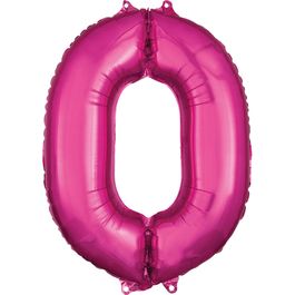 Metalizado Número N.º 0 Pink