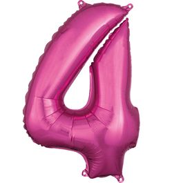 Metalizado Número N.º 4 Pink