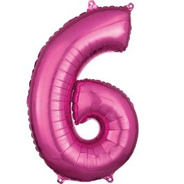 Metalizado Número N.º 6 Pink