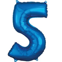 Metalizado Número N.º 5 Azul