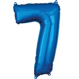 Metalizado Número N.º 7 Azul