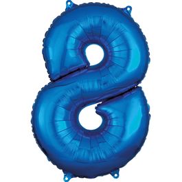 Metalizado Número N.º 8 Azul
