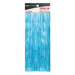 Cortina Slim Holográfico Azul Royal