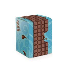 Caixa com Luva Delicia Azul Turquesa