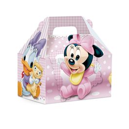 Caixa Maleta Kids Minnie Baby Rosa