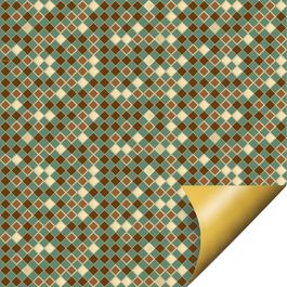 Folha Double Face Crystal Verde