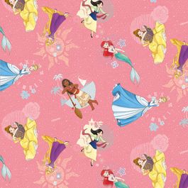 Folha Licenciada Be Princess Colorido
