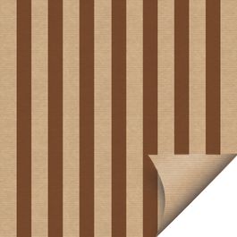 Papel Kraft Listras Kraft Marrom