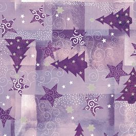 Saco Adesivado para Presente Metal Sofisticação Roxo / Lilás