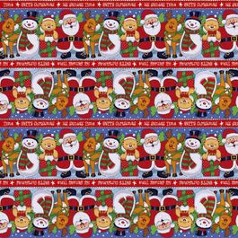 Saco para Presente Perol Turma do Noel Colorido