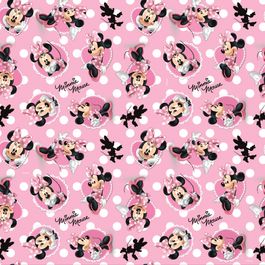 Saco para Presente Perol Minnie Dots Rosa