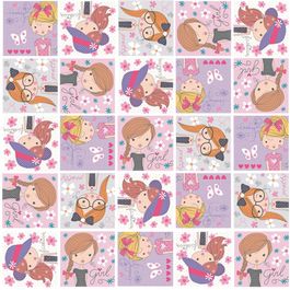 Saco para Presente Perol Fashionistas Lilás