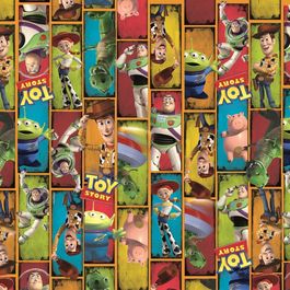 Saco para Presente Perol Toy Story Space Ranger Colorido