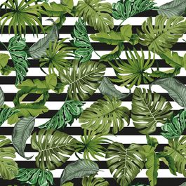 Saco para Presente Perol Folhagens Verde