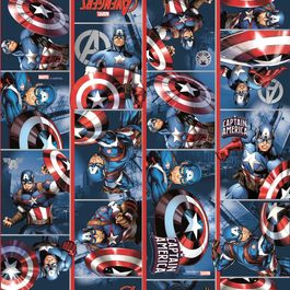 Saco para Presente Perol Capitão América Colorido