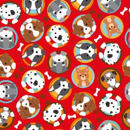 Saco para Presente Metal My Dogs Colorido