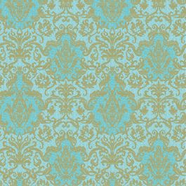 Saco para Presente Metal Adamascado Exuberância Verde