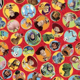 Saco para Presente Metal Toy Story Colorido