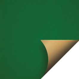 Papel Kraft Liso Verde Escuro / Ouro