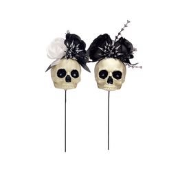 Pick Decorativo Halloween Roxo / Preto / Laranja