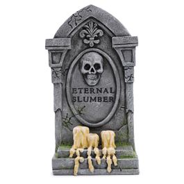 Enfeite Decorativo Lápide Rip com Velas