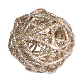 Bola Rattan C/Glitter Cha 6Cm ()