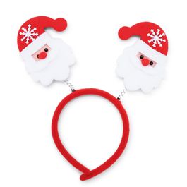 Tiara Papai Noel Vermelho Branco