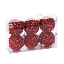 Bola Com Glitter Vermelho