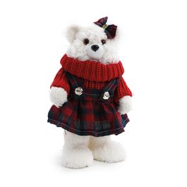 Ursa Decorativo Com Vestido E Laço Colorido